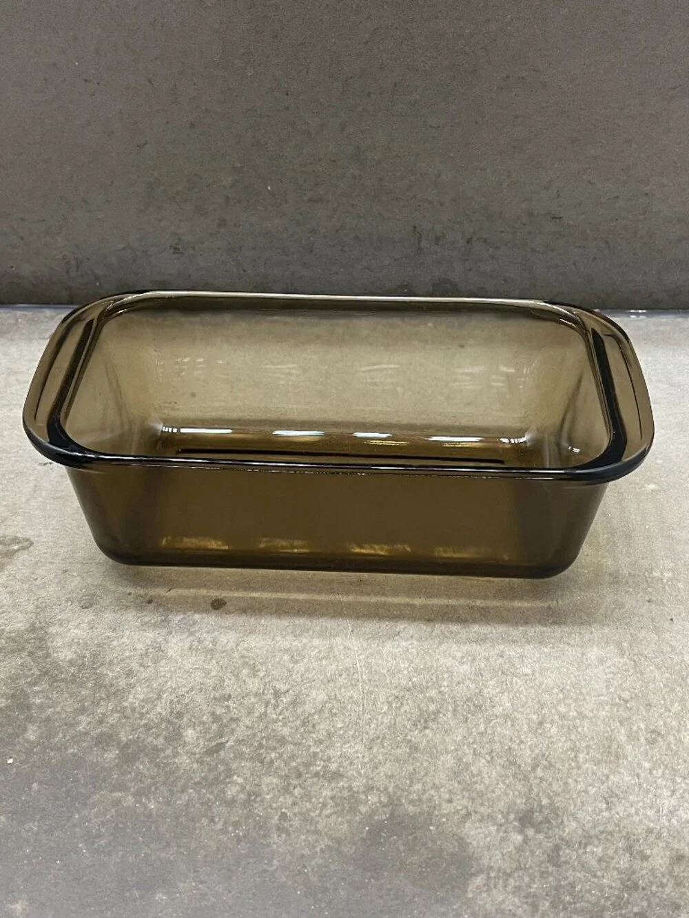 Vintage Pyrex by Corning Amber Glass Loaf Pan, 22 x 11 x 6 cm